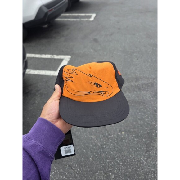 Screaming Eagle Harley-Davidson NHRA Drag Racing Hook Loop Hat Flames - Picture 3 of 3